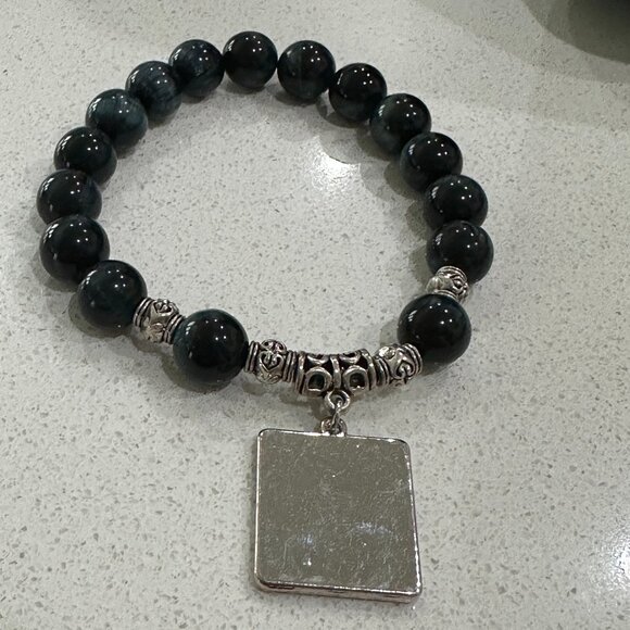 DONT QUIT Beaded Stretch Bracelet Unisex - Picture 5 of 5